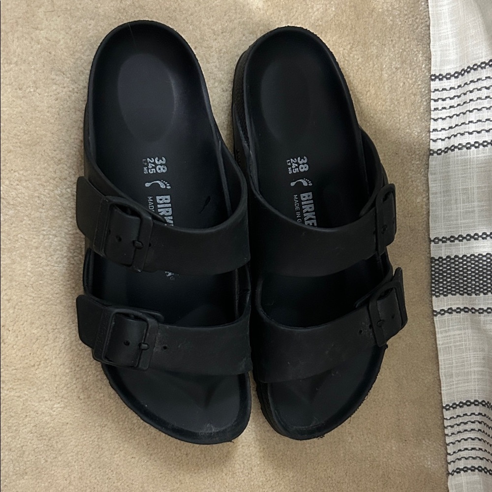 Birkenstock Black Double-Strap Sandals